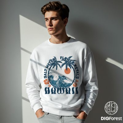 Coconut Girl Aesthetic Hawaii Shirt – Ocean Beach Summer Holiday Tee | Siesta Beach Tropical PNG Design