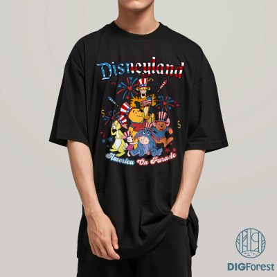 Disney Pooh & Friends 4th of July Shirt– Disneyland Winnie the Pooh Independence Day Shirt | Digital Download Design