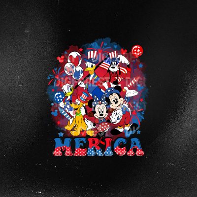 4th of July Disney Mickey and Friends Shirt – Independence Day Disneyland Mickey & Minnie Tee