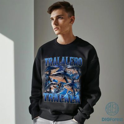 Tralalero Tralala Funny Shark Meme Shirt, Tralalero Tralala Bootleg Brainrot Italian Shirt, Shark With Shoes, Tralalero Tralala Shark Meme