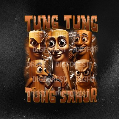 Tung Tung Tung Sahur Italian Brainrot Meme Bootleg Shirt, Tung Tung Tung Sahur Funny Baseball Bat Meme T-shirt, Unhinged Clothes, Weird Tee