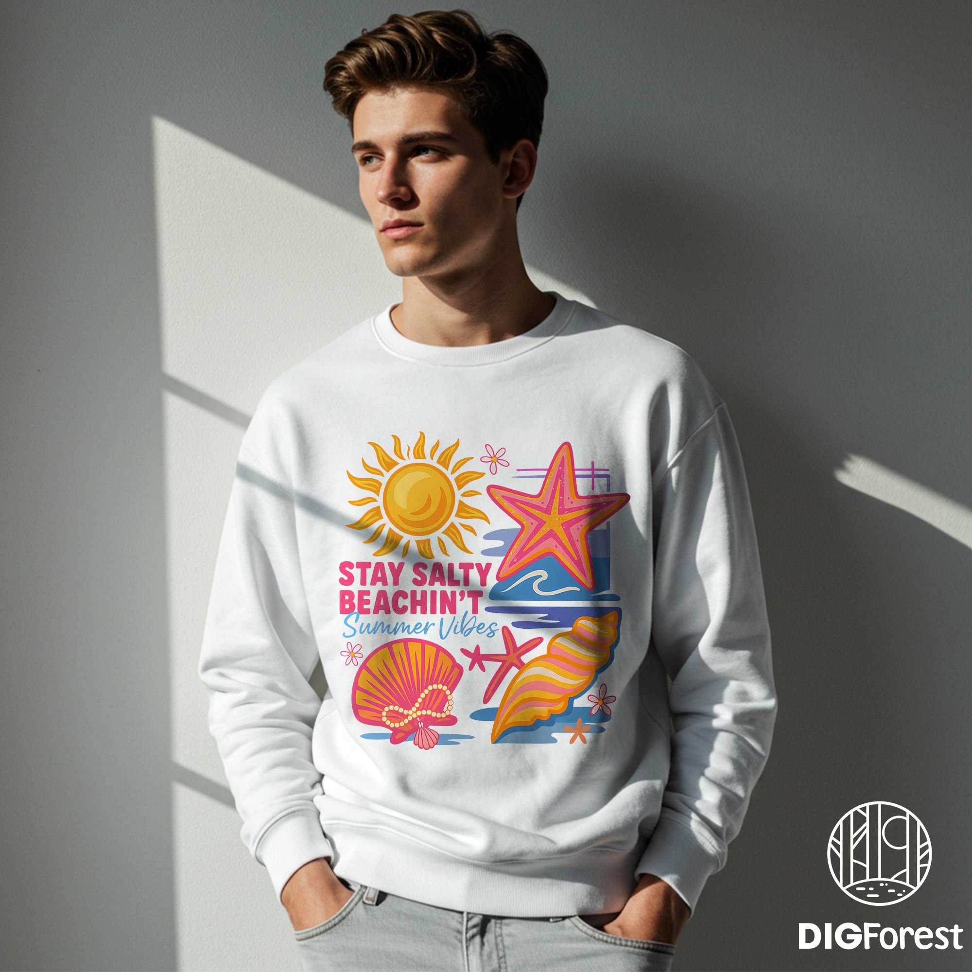 Stay Salty Beachin’t Summer Shirt – Funny Beach Vibes Shirt, Retro Summer Vacation Tee, Ocean Lover Shirt, Salty Beach Shirt Stay Salty Beachin’t Summer Shirt – Funny Beach Vibes Shirt, Retro Summer Vacation Tee, Ocean Lover Shirt, Salty Beach Shirt - Image 2