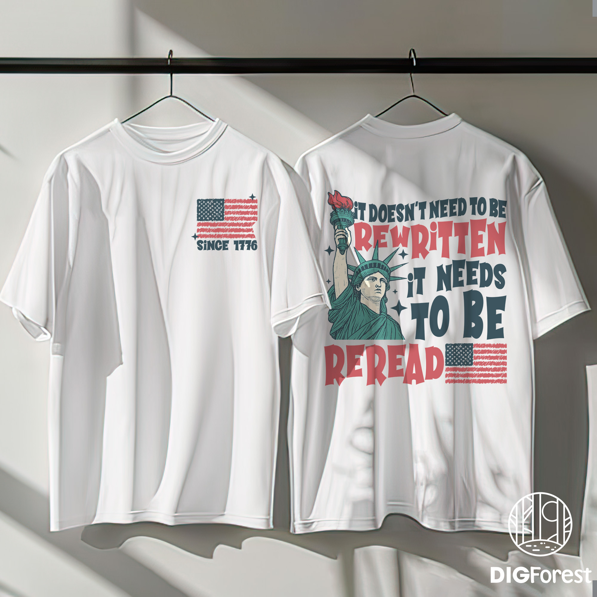 It Doesn’t Need To Be Rewritten It Needs To Be Reread Shirt – We The People 4th of July Shirt, Patriotic Independence Day Tee It Doesn’t Need To Be Rewritten It Needs To Be Reread Shirt – We The People 4th of July Shirt, Patriotic Independence Day Tee