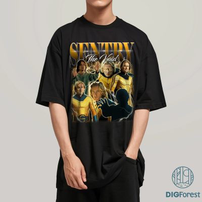 Sentry Bootleg Rap Shirt – The New Avengers Bob Lewis Pullman Homage, Robert Reynolds Retro 90s Thunderbolts Shirt