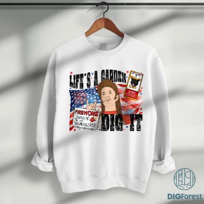 Joe Dirt Life’s A Garden Dig It Shirt 4th of July – Patriotic Independence Day Tee, Happy 4th of July Joe Dirt Lovers Shirt