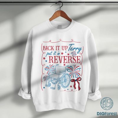 Back It Up Terry Put It In Reverse Shirt – Retro 4th of July Tee, Patriotic Independence Day Shirt