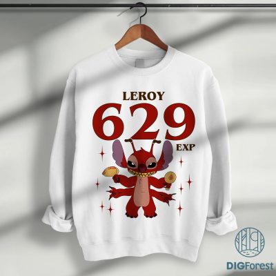 Disney Experiment 629 Leroy Shirt – Lilo and Stitch Villain Tee, Leroy Evil Twin Shirt, Cute Disney Matching Outfit