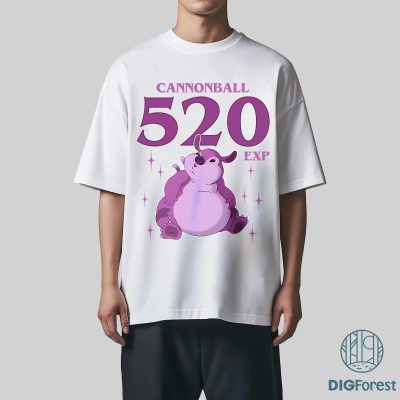 Disney Experiment 520 Cannonball Shirt – Lilo and Stitch Cannonball Character Tee, Cute Alien Experiment Shirt