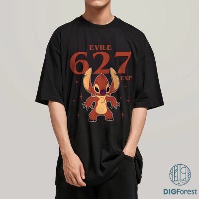 Disney Experiment 627 Evile Shirt – Lilo and Stitch Red Alien Tee, Evile Character Shirt, Funny Disney Villain Design
