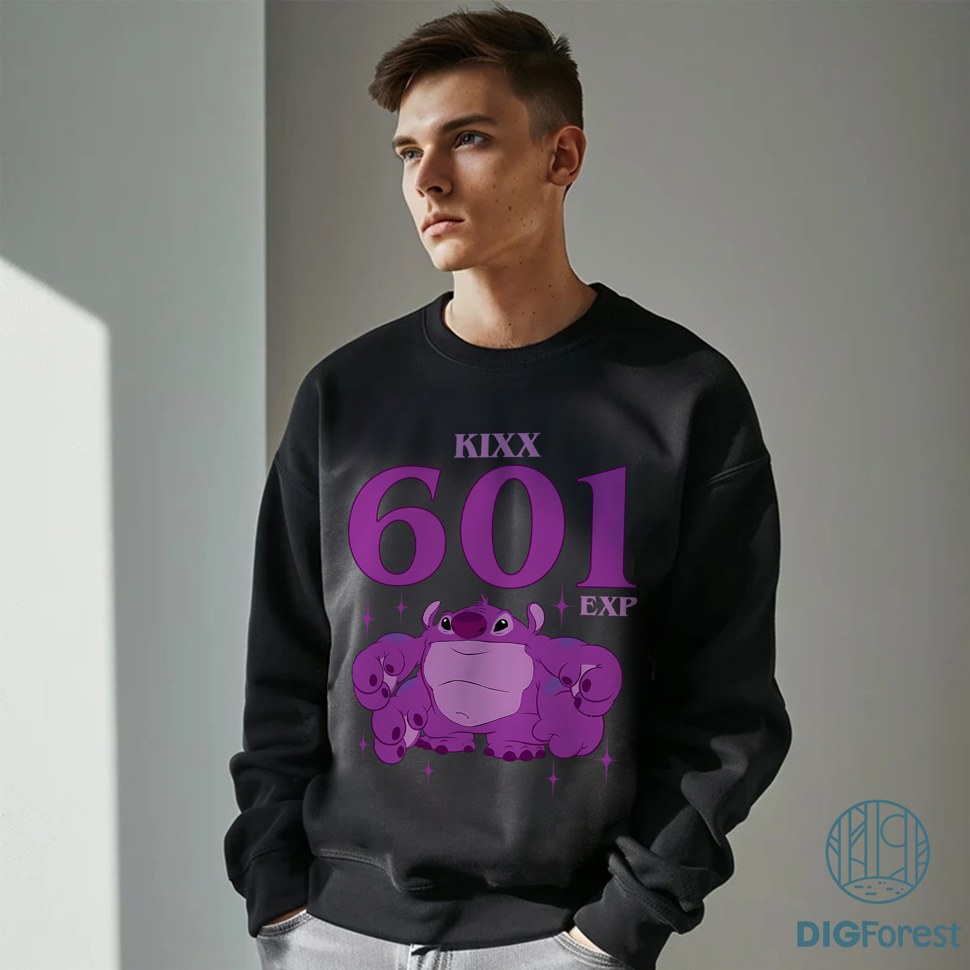 Disney Kixx Experiment 601 Shirt – Lilo and Stitch Purple Alien Tee, Strong Experiment Character Shirt, Funny Disney Villain Design Disney Kixx Experiment 601 Shirt – Lilo and Stitch Purple Alien Tee, Strong Experiment Character Shirt, Funny Disney Villain Design