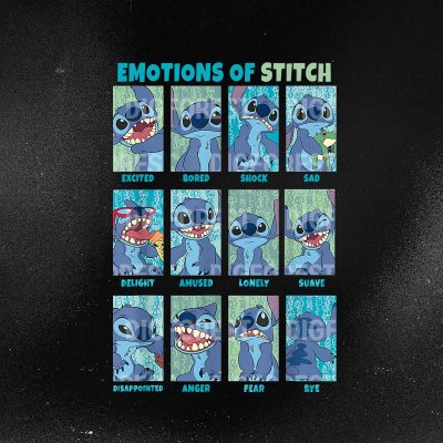 Lilo and Stitch Emotions of Stitch Shirt – Disneyland Family Matching Tee, Magic Kingdom Shirt, WDW Epcot Theme Park Outfit Lilo and Stitch Emotions of Stitch Shirt – Disneyland Family Matching Tee, Magic Kingdom Shirt, WDW Epcot Theme Park Outfit