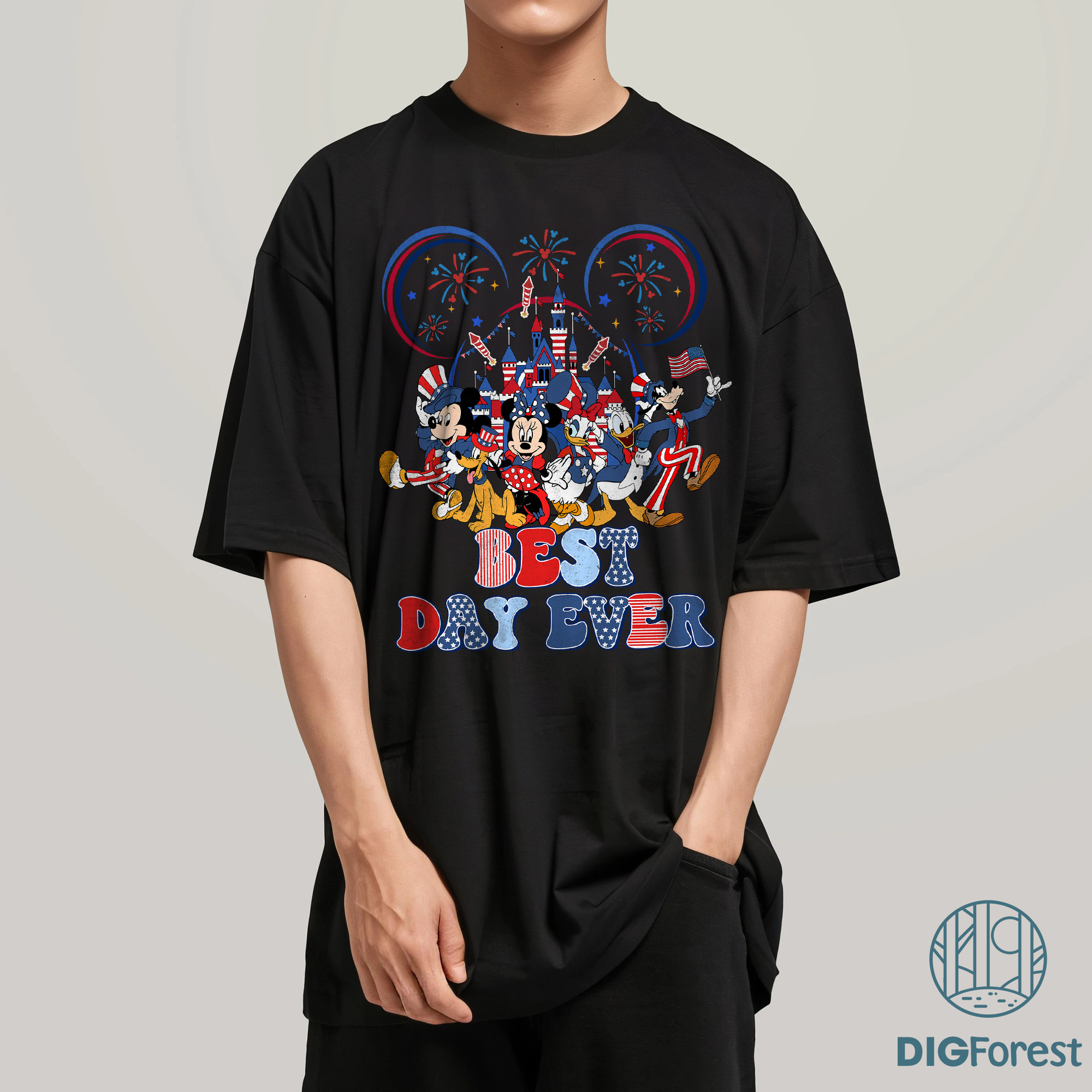 Disney 4th of July Best Day Ever Mickey and Friends Independence Day Shirt, Patriotic Memorial Day Tee Disney 4th of July Best Day Ever Mickey and Friends Independence Day Shirt, Patriotic Memorial Day Tee