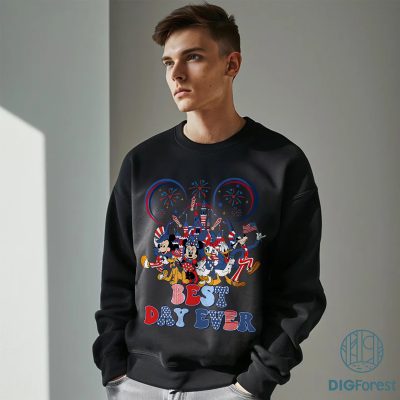 Disney 4th of July Best Day Ever Mickey and Friends Independence Day Shirt, Patriotic Memorial Day Tee Disney 4th of July Best Day Ever Mickey and Friends Independence Day Shirt, Patriotic Memorial Day Tee