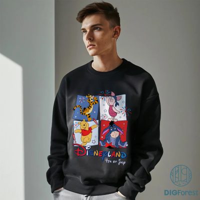 Disney 4th of July Pooh and Friends Independence Day Shirt, Disney 4th of July Shirt, Patriotic Memorial Day Tee