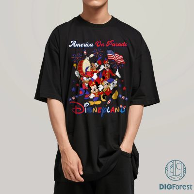 Retro Disneyland America Mickey 4th of July Independence Day Shirt – 4th of July Mickey & Minnie Patriotic Tee