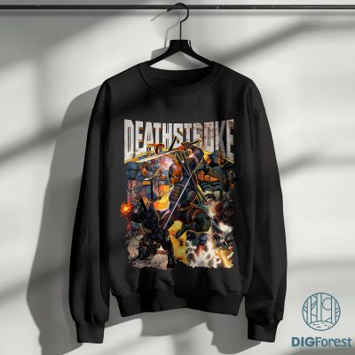 Deathstroke Comic Shirt – Vintage DC Antihero Tee, Action-Packed Retro Supervillain Graphic Shirt