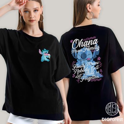 Stitch 626 Day Shirt– Ohana Means Family Shirt, Disney Trip Tee, Disneyland Birthday Shirt, Gift for Stitch Lovers