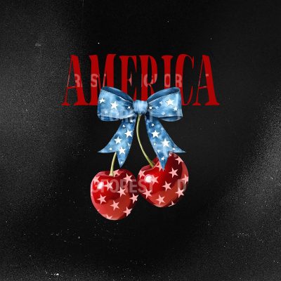 Independence Day America Cherries Coquette Bow Shirt – Trendy 4th of July Patriotic USA Flag Cherry Bow Tee Independence Day America Cherries Coquette Bow Shirt – Trendy 4th of July Patriotic USA Flag Cherry Bow Tee