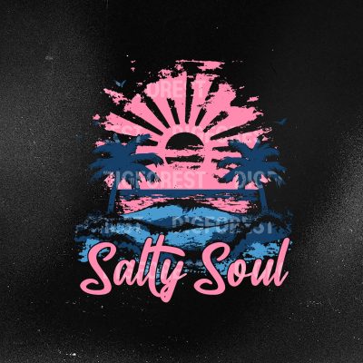 Salty Soul Summer Shirt – Trendy Aesthetic Beach Vibes Tee, Funny Sarcastic Summer Vibes Shirt