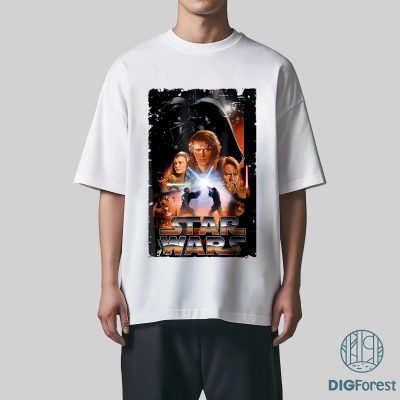 Starwars 20th Anniversary Episode III Revenge Of The Sith Shirt, Retro Anakin Skywalker Shirt, Starwars Revenge Of The Sith Shirt