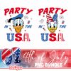 Donald & Daisy 4th of July PNG Bundle | Party in the USA | Mickey & Friends Patriotic Design | American Flag Instant Download Donald & Daisy 4th of July PNG Bundle | Party in the USA | Mickey & Friends Patriotic Design | American Flag Instant Download