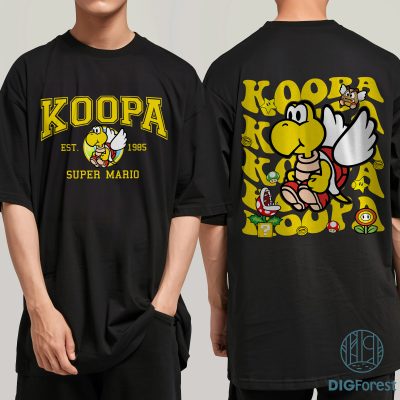 Koopa Super Mario Shirt | Koopa Birthday Party Shirt | Mario Birthday Shirt | Koopa Birthday Shirt | Koopa Character Tee