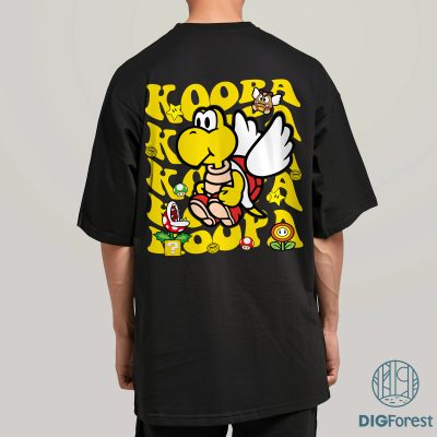 Koopa Super Mario Shirt | Koopa Birthday Party Shirt | Mario Birthday Shirt | Koopa Birthday Shirt | Koopa Character Tee