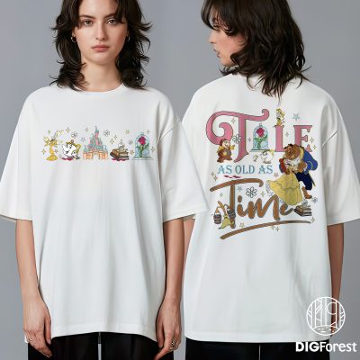 Two-Sided Vintage Retro Belle Png | Princess Belle Shirt | Tale as Old as Time Shirt | Beauty and the Beast Tee Two-Sided Vintage Retro Belle Png | Princess Belle Shirt | Tale as Old as Time Shirt | Beauty and the Beast Tee