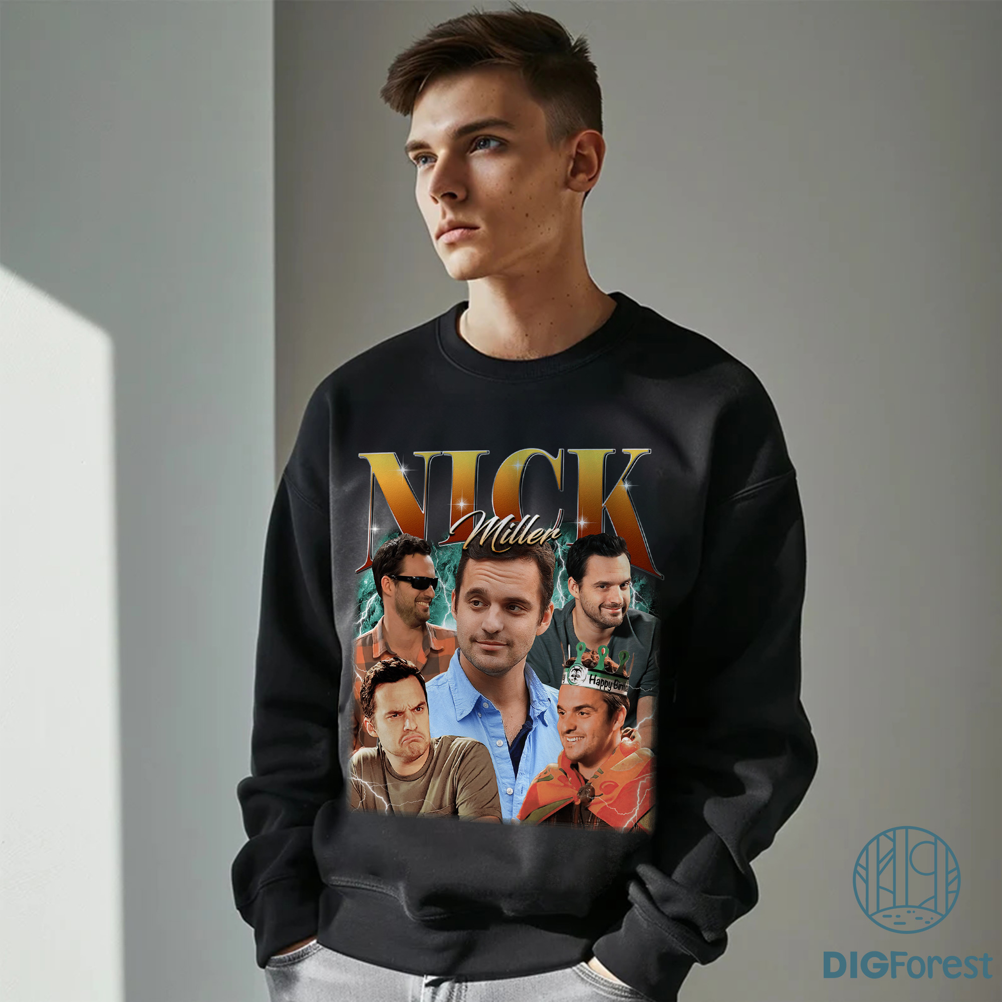 Nick Miller New Girl Homage Png, Vintage Nick Miller T-Shirt, Retro Fan Tee, Nick Miller 90s Style Sweater Nick Miller New Girl Homage Png, Vintage Nick Miller T-Shirt, Retro Fan Tee, Nick Miller 90s Style Sweater