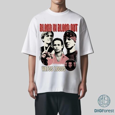 Blood In Blood Out Vatos Locos Vintage Png, Chicano Culture Tee, East LA Vatos Locos Shirt, Latino Movie Fan Gift, Shirt for Him Blood In Blood Out Vatos Locos Vintage Png, Chicano Culture Tee, East LA Vatos Locos Shirt, Latino Movie Fan Gift, Shirt for Him