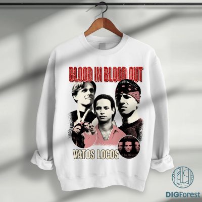 Blood In Blood Out Vatos Locos Vintage Png, Chicano Culture Tee, East LA Vatos Locos Shirt, Latino Movie Fan Gift, Shirt for Him Blood In Blood Out Vatos Locos Vintage Png, Chicano Culture Tee, East LA Vatos Locos Shirt, Latino Movie Fan Gift, Shirt for Him