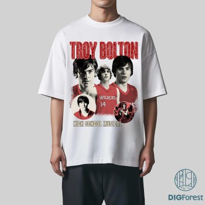 Troy Bolton High School Musical Vintage Png, Retro 90s Troy Bolton Tee, Troy Bolton Fan Gift, Vintage Bootleg High School Musical Shirt Troy Bolton High School Musical Vintage Png, Retro 90s Troy Bolton Tee, Troy Bolton Fan Gift, Vintage Bootleg High School Musical Shirt