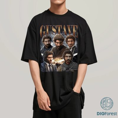 Vintage 90s Gustave Expedition 33 Png, Gustave Girl Dinner Sweatshirt, Retro Gustave Graphic Tee, Unisex Gift for Men and Women