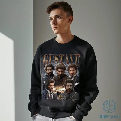 Vintage 90s Gustave Expedition 33 Png, Gustave Girl Dinner Sweatshirt, Retro Gustave Graphic Tee, Unisex Gift for Men and Women