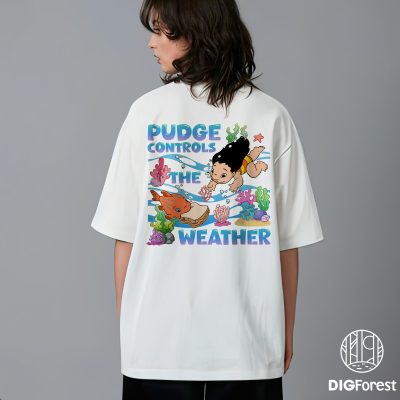 Disney Lilo and Stitch Disneyland Pudge Png, Pudge Control the Weather Tee, Stitch Girls Trip Shirt, Summer Fish Shirt, Disney Stitch Pudge Shirt