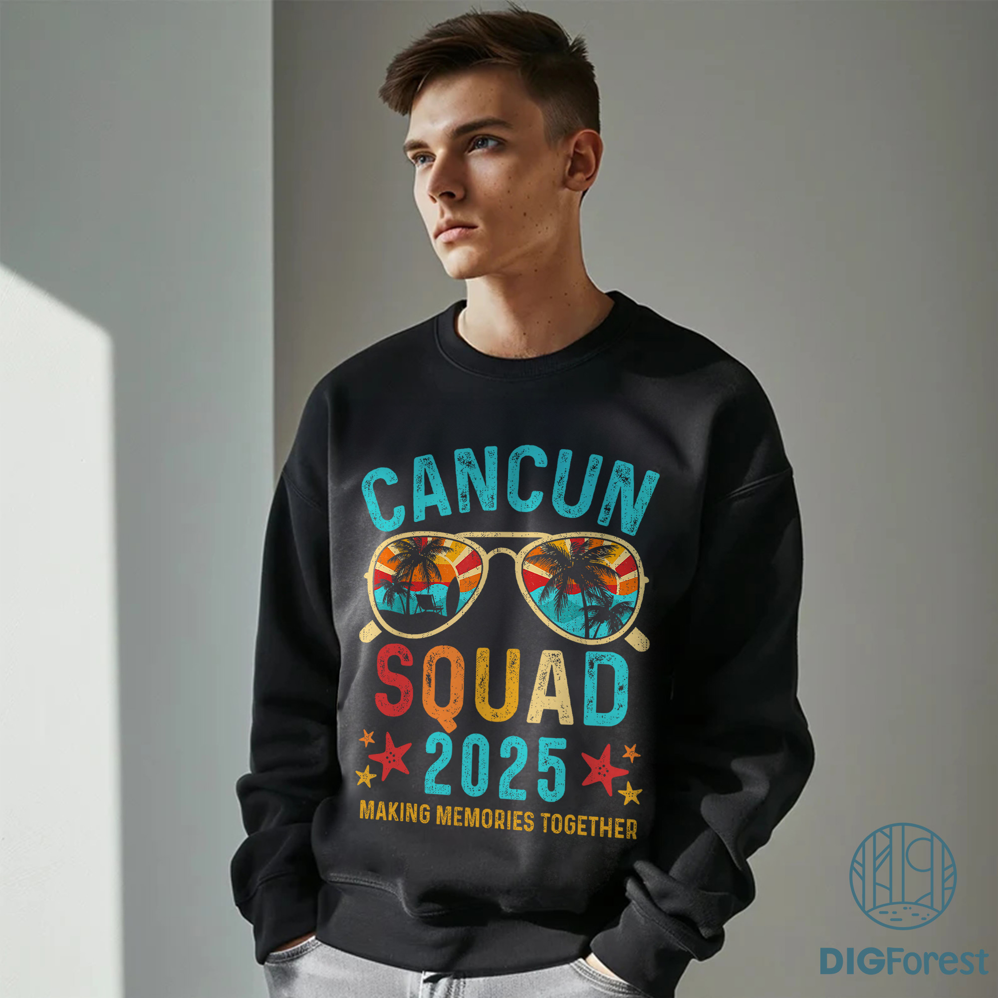 Cancun Vacation Squad 2025 Png, Matching Family Vacation Tee, Making Memories Together Shirt, Family Cruise Shirt, Cruise Vacation Group Tees Cancun Vacation Squad 2025 Png, Matching Family Vacation Tee, Making Memories Together Shirt, Family Cruise Shirt, Cruise Vacation Group Tees