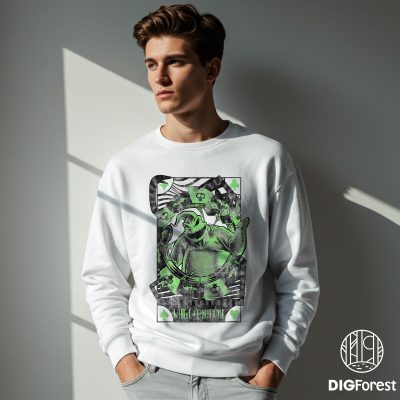 Disney The Nightmare Before Christmas Oogie Boogie PNG – Jack Skellington & Sally Card, Disneyland Halloween Gift PNG