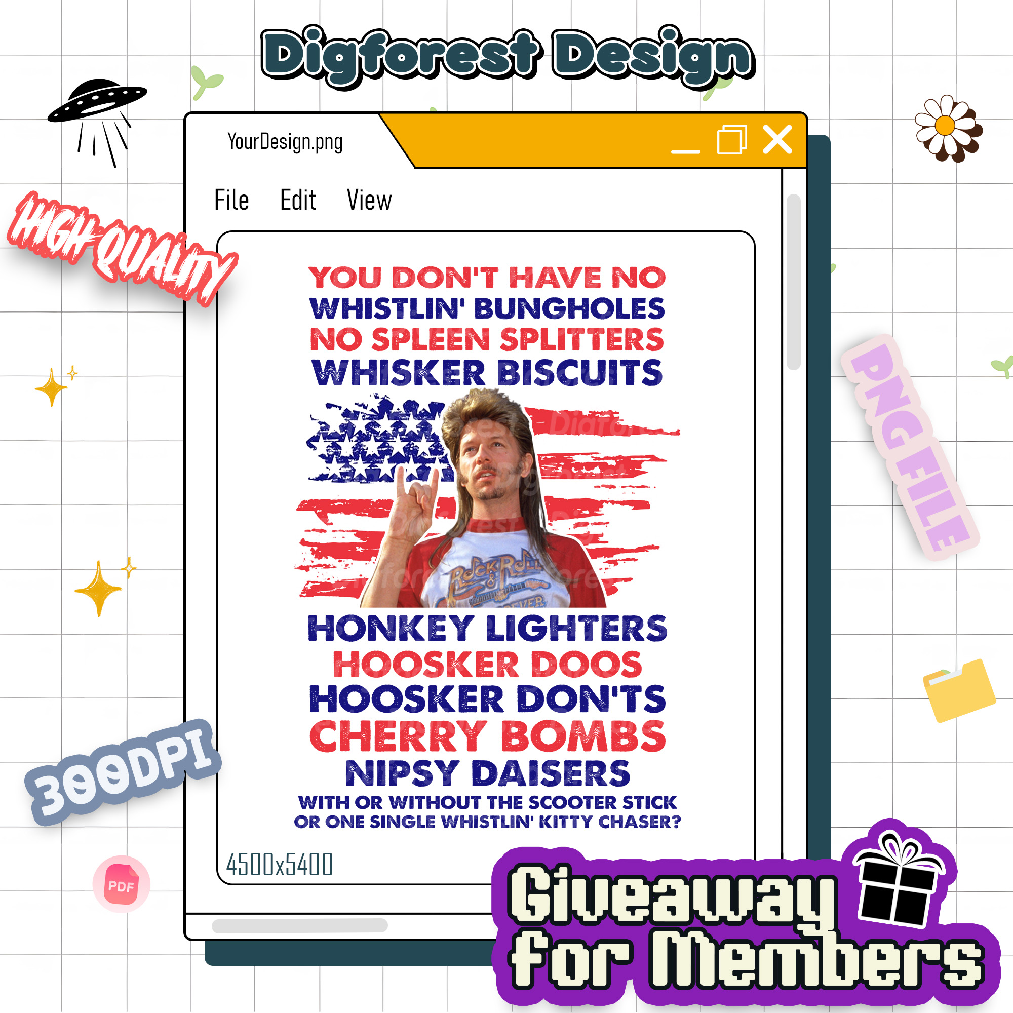 Joe Dirt 4th of July Shirt – ‘Merica Patriotic Tee, Independence Day Joe Dirt Gift, Funny USA Sublimation Design