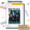 Retro Michael Myers PNG – Halloween Horror Movie Design, Michael Myers Shirt Clipart, Spooky Party Character PNG