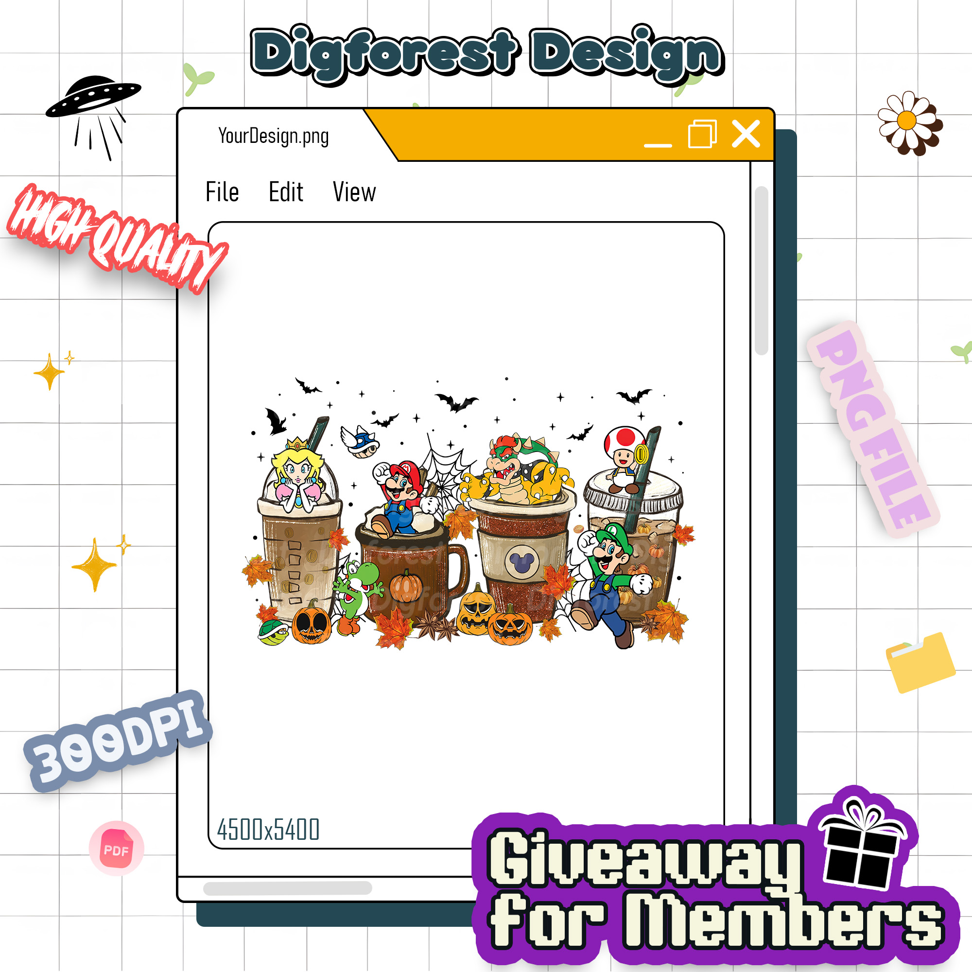 Peach Princess Latte Coffee Cup Halloween Shirt, Super Mario Halloween Shirt, Mario Bros Halloween Coffee Cup, Spooky Halloween