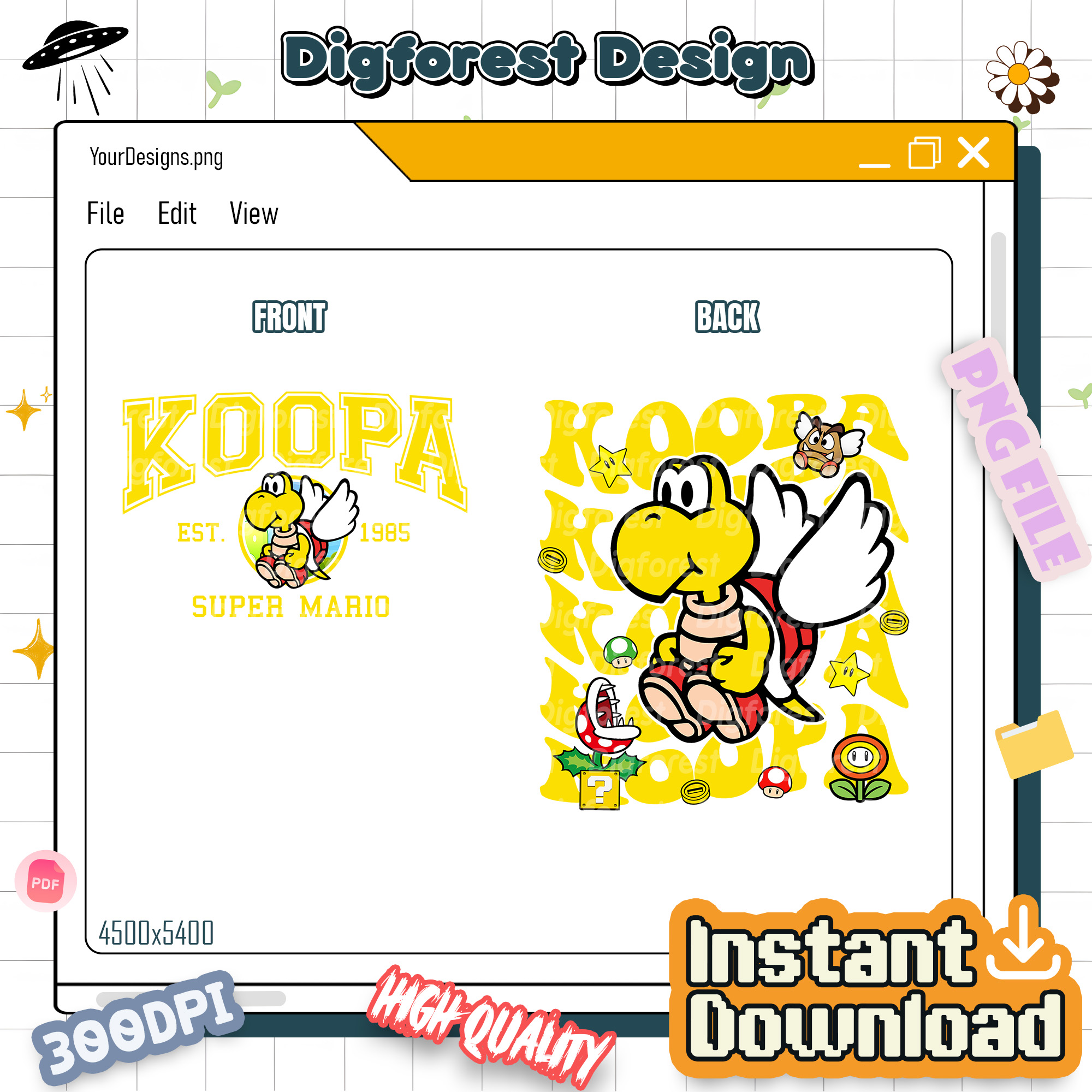 Koopa Super Mario Shirt | Koopa Birthday Party Shirt | Mario Birthday Shirt | Koopa Birthday Shirt | Koopa Character Tee