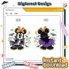 Minnie Vampire Skeleton PNG – Disney Mickey & Friends Halloween, Disneyland Family Shirt, Disneyworld Trip Tee