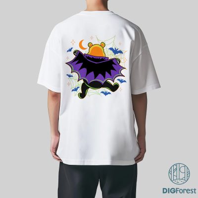 Winnie the Pooh Vampire Skeleton PNG, Retro Disney Halloween Shirt, Spooky Season Disneyland Tee