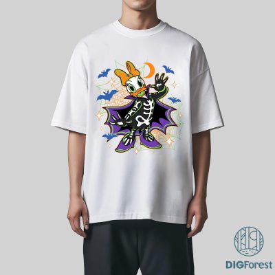Daisy Duck Vampire Skeleton PNG – Mickey & Friends Disney Halloween, Retro Disneyland Spooky Season Shirt Daisy Duck Vampire Skeleton PNG – Mickey & Friends Disney Halloween, Retro Disneyland Spooky Season Shirt