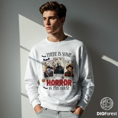 Horror Tarot Card PNG, There’s Some Horror in This House Shirt, Funny Spooky Season Halloween Design