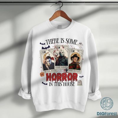 Horror Tarot Card PNG, There’s Some Horror in This House Shirt, Funny Spooky Season Halloween Design