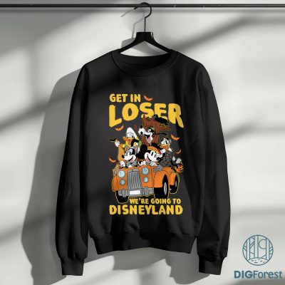 Disney Mickey & Friends Halloween PNG – Get In Loser We’re Going to Disneyland, Not So Scary Party Digital Download Disney Mickey & Friends Halloween PNG – Get In Loser We’re Going to Disneyland, Not So Scary Party Digital Download