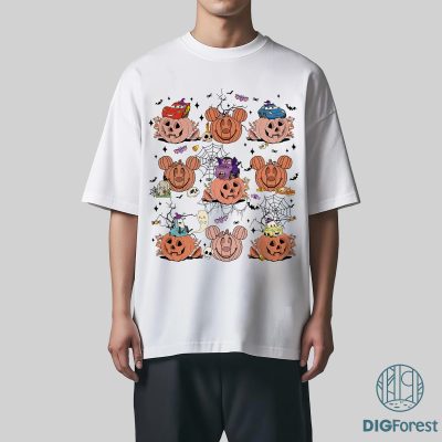 Magical Disney Cars Skeleton Pumpkin Halloween PNG | Lightning McQueen Family Tee | Spooky Disneyland Halloween Shirt