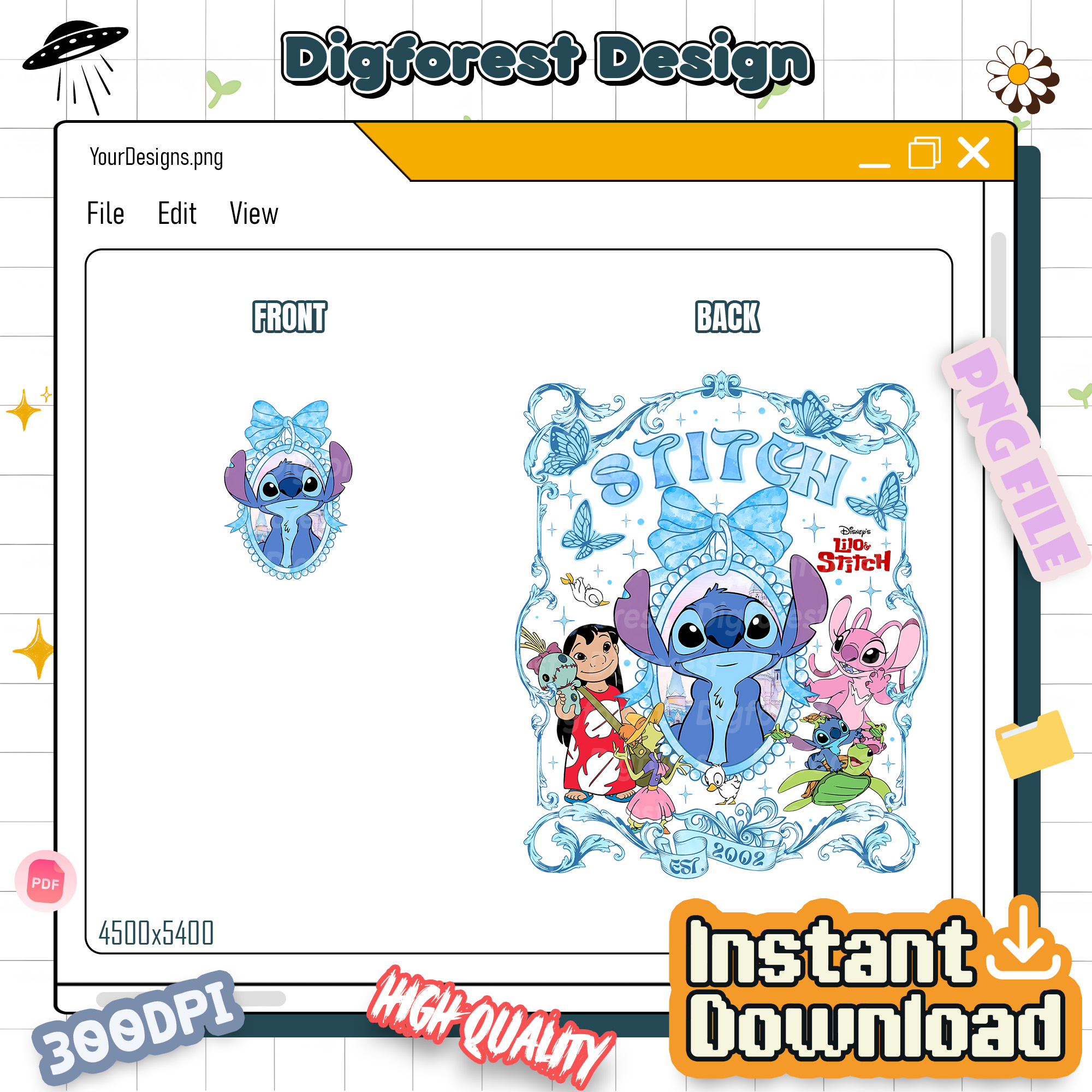 Disney Lilo Stitch Coquette Bow Png, Lilo and Stitch Tee, Mickey Castle Shirt, Mickey Ears Shirt, Magic Kingdom Shirt