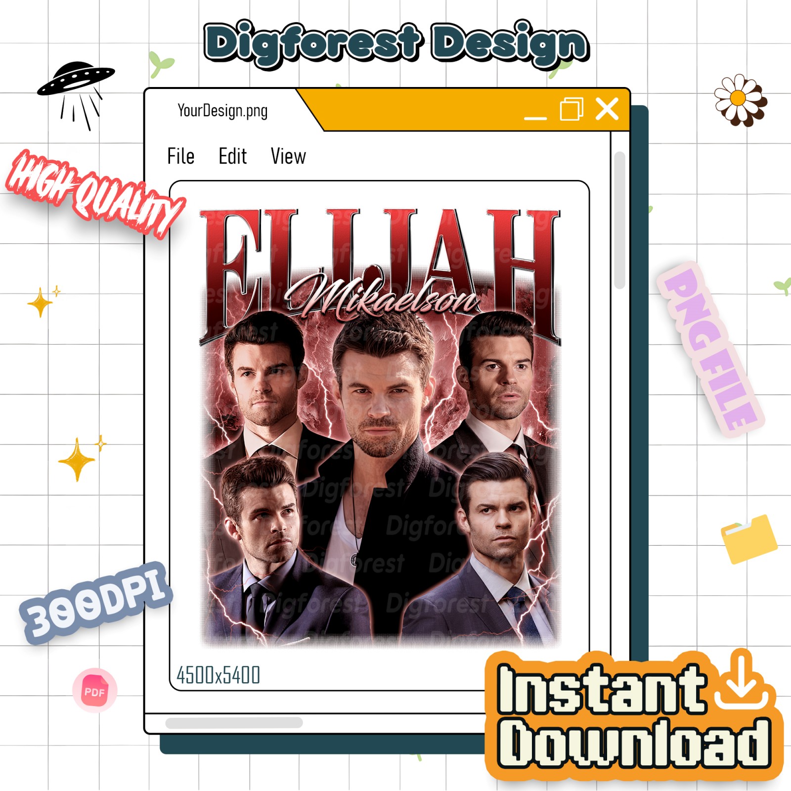 The Vampire Diaries Elijah Mikaelson Homage Png, Elijah Mikaelson Tribute Tee, TVD Fan Shirt, Vampire Diaries Vintage Style Shirt